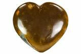 Wide, Polychrome Jasper Heart - Madagascar #108322-1